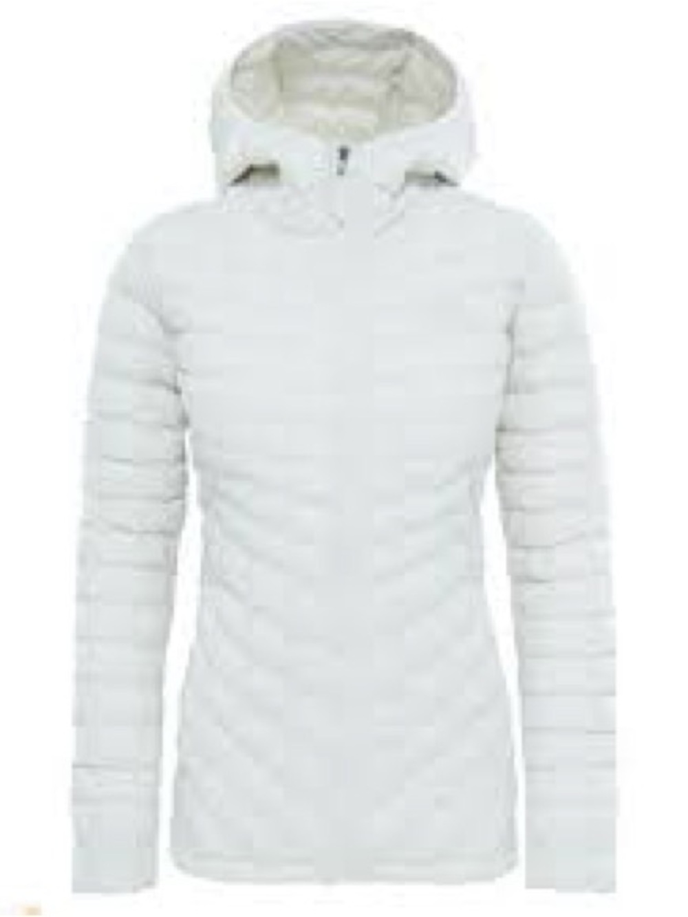 The North Face ThermoBall Hooded Jacket Women Medium Bone Puffer Water Resistant